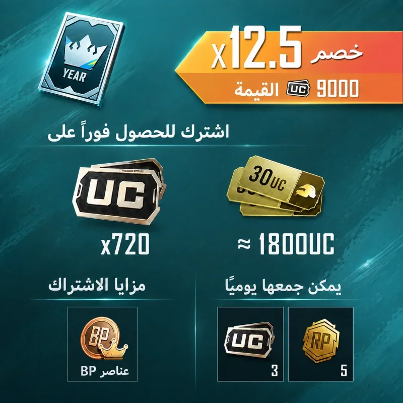 PUBG Mobile - Prime (12 Months)