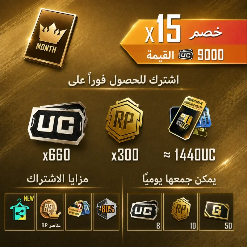 PUBG Mobile - Prime Plus (1 Month)